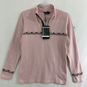 NWT Newland Womens Large Thermoregulating Half Zip Pullover Ski Base Layer
